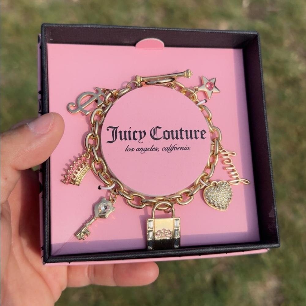 Juicy Couture Gold Charm Bracelet